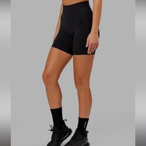 Fusion Mid-Length Bike Short Black size S NWT